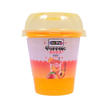 Dewdrop Popping Boba Peach Flavor Drinks 230ml