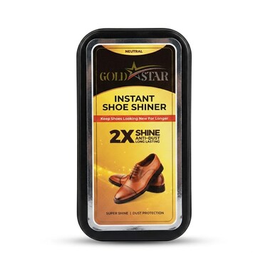 Gold Star Instant Shoe Shiner Natural