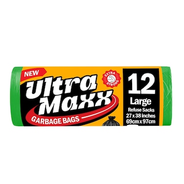 Ultra Maxx Home &amp; Office Large Garbage Bags (No. 12)