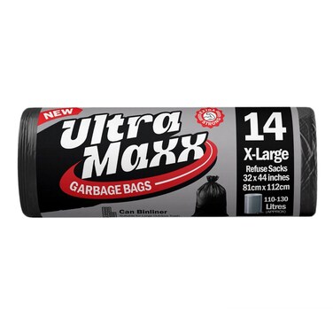 Ultra Maxx Can Binliner Garbage Bags X-Large (No. 14)