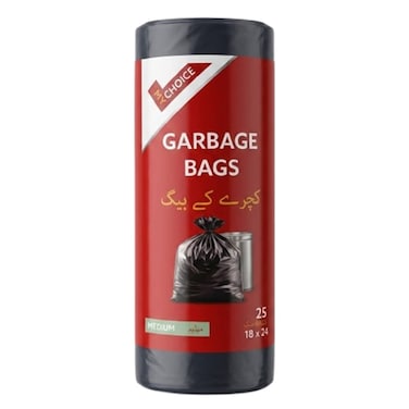 My Choice Trash Bag 18X24 25Bags