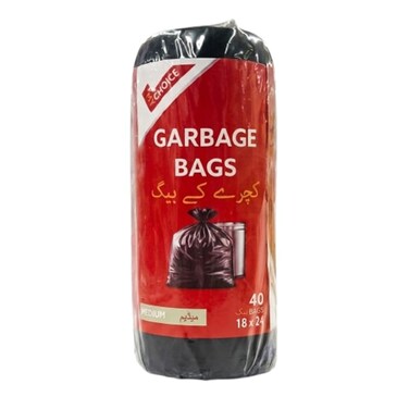 My Choice Trash Bag 18X24 40Bags
