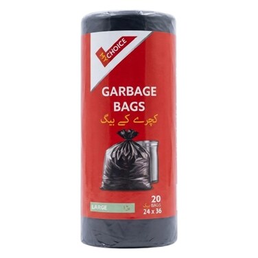 My Choice Trash Bag 24X36 20Bags