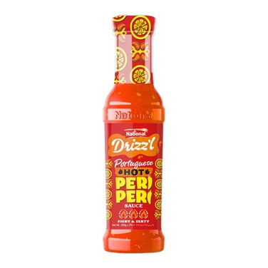 Drizz'l Sauce Peri Peri Hot 290g