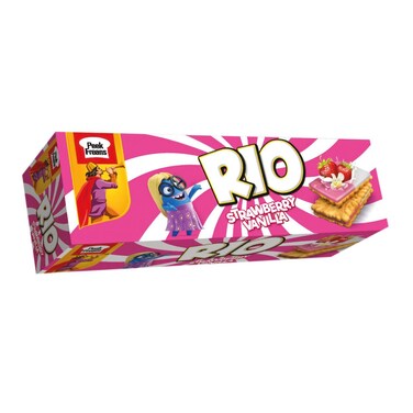 Peek Freans Rio Strawberry Vanilla Family Pack 112g