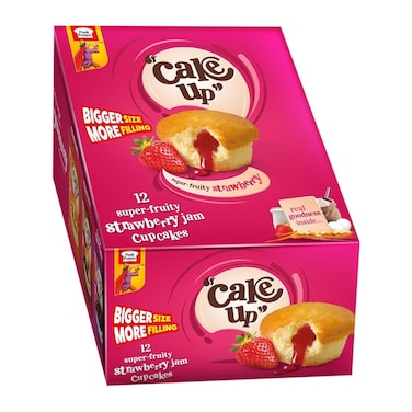 Peek Freans Cake Up Strawberry Cupcakes 12Pcs