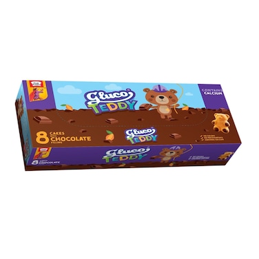 Peek Freans Gluco Teddy Chocolate Cakes 8Pcs