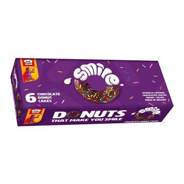 Peek Freans Smile Chocolate Donut Cakes 40g 6Pcs