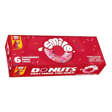 Peek Freans Smile Strawberry Donut Cakes 40g 6Pcs