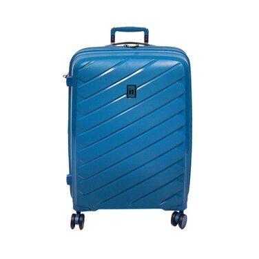 IT Luggage Influential Trolley Case Euro Blue 24Inches