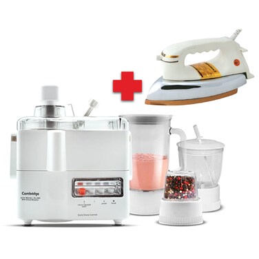 Cambridge Juicer 4in1 JB-570 (Free Light weight Iron Rs-4,500/-)
