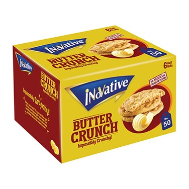 Inovative Butter Crunch Half Rolls 66.9g (Pack Of 6)
