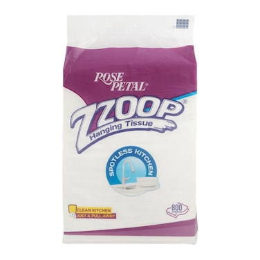 Rose Petal Zzoop Hanging Tissue 800Pcs