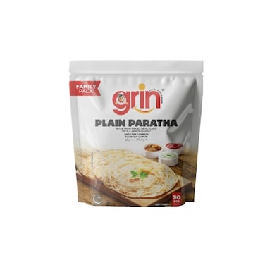 Grin Plain Paratha Family Pack 30Pcs
