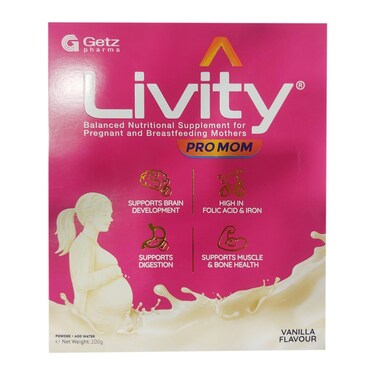Livity Pro Mom Vanilla 200g