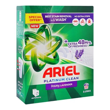 Ariel Platinum Clean Downy Lavender 2.25Kg