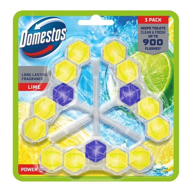 Domestos Lime Toilet Cleaner 3 Hanger 50g