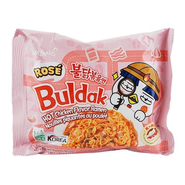 Samyang Buldak Rose Hot Chicken Stir-Fried Noodle 140g