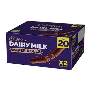 Cadbury Dairy Milk Wafer Rolls 10g (Pack Of 24)