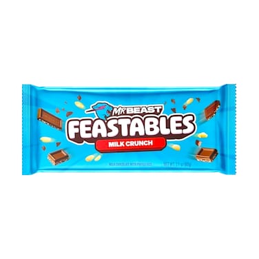 Mr Beast feastables milk crunch chocolate 60g