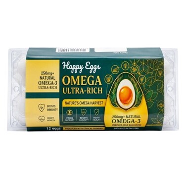 Happy Eggs Omega 3 12Pcs