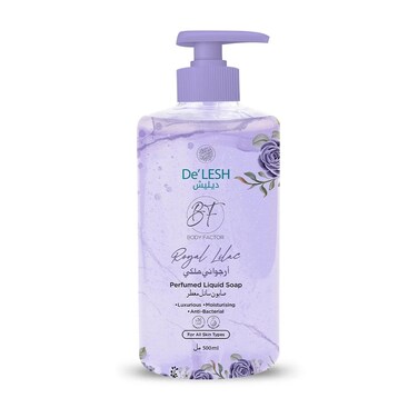De'Lesh Body Factor Perfumed Liquid Soap Royal Lilac 250ml