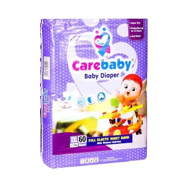 Care Baby Diapers Mega XXL 60Pcs