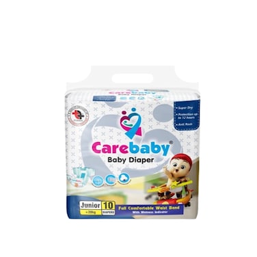 Care Baby Diapers Junior Pack 10Pcs