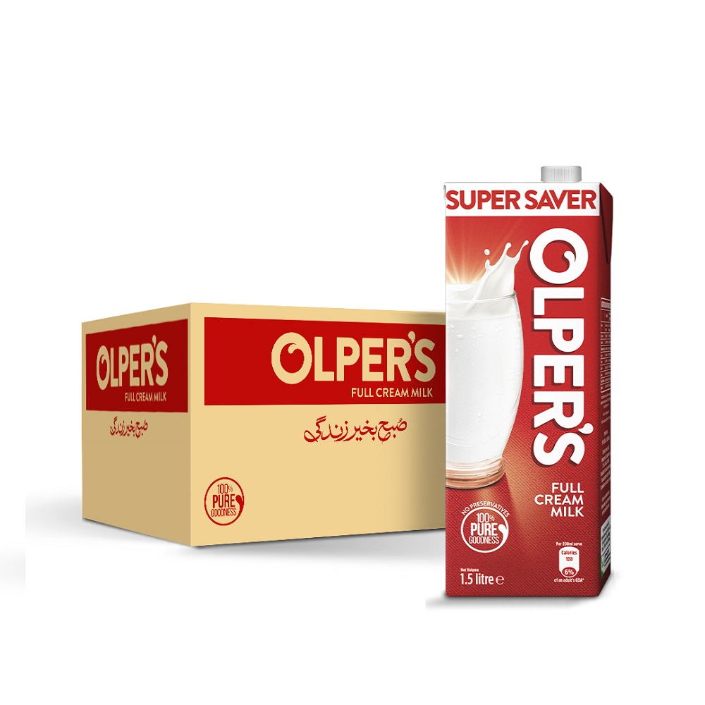 Olper&#39;s Uht Milk 1.5 lt (Pack of 8)
