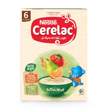 Nestle Cerelac Orange &amp; Apple 6 Months and above 350g