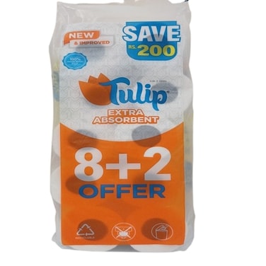 Rose Petal Toilet Roll Maxob 10 Pcs