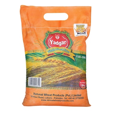 Yadgar Whole Wheat Atta 10KG