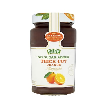 Stute Jam For Diabetic Orange Marmalade Thick Cut 430 gr