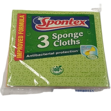 Spontex 3 Sponge Cloths