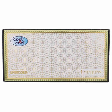 Cool &amp;amp; Cool Soft and Gentle Embossed Facial Tissues (150 Tissues)