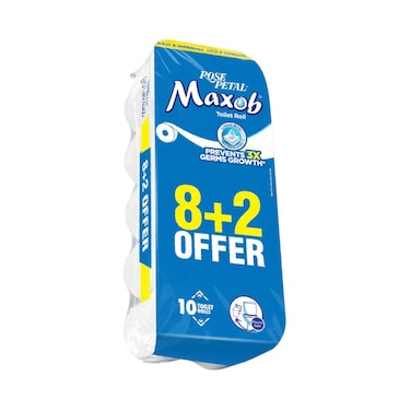 Rose Petal Maxob Tissue Roll (Pack of 10)