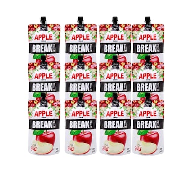 Raw'a Break Time Pouch Apple Drink 200mlx12 Pieces