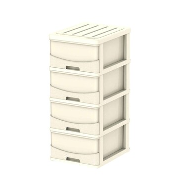 Cosmoplast Cedagrain Storage Cabinet 4 Layer Assorted