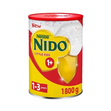 نيدو للأطفال الصغار 1+ مسحوق حليب في مرحلة النمو 1-3 سنوات، 1800 جرام