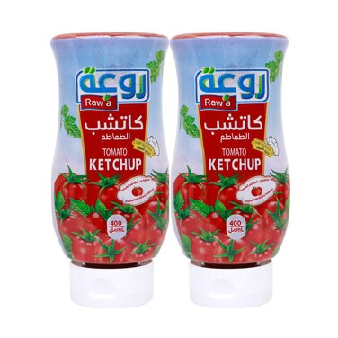 Raw'a Tomato Ketchup Squeze Bottle 400mlx2's