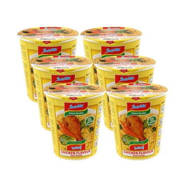 Indomie Cup Noodles Assorted 60grx6 Pieces