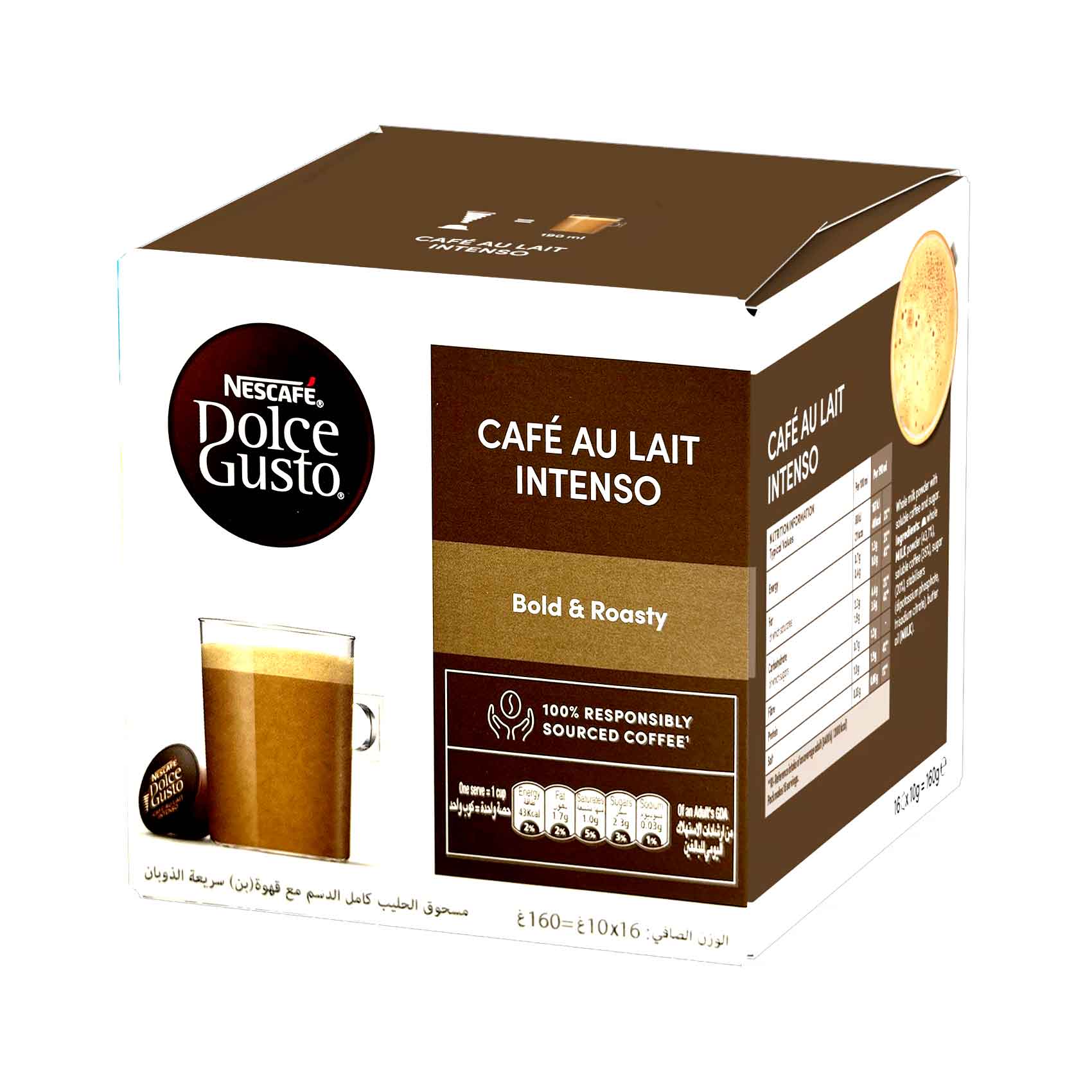 Nescafe Dolce Gusto Café Au Lait Intenso 160gr