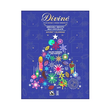 Divine Seriously Smooth Milk Chocolate Advent Calendar, 85g