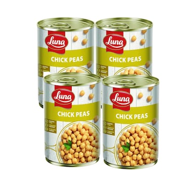 Luna Chick Peas 380gx4 Pieces