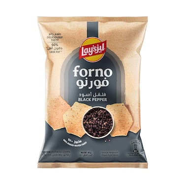 ليز فورنو رقائق البطاطس بالفلفل الأسود 40 جرام