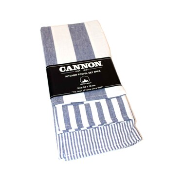 Kitchen Dish Towel 3 Pieces Set Blue
