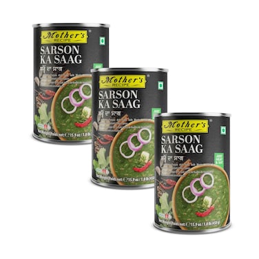 Mother's Recipe Sarson Ka Saag 450grx3pieces