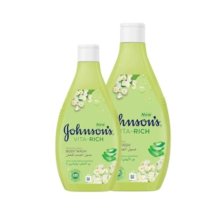 Johnson's Vita-Rich Pampering Body Wash Assorted 400ml+250ml