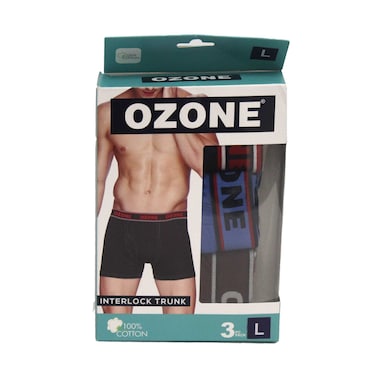 شورت داخلي رجالي من الأوزون، قطعتان، مقاس ل