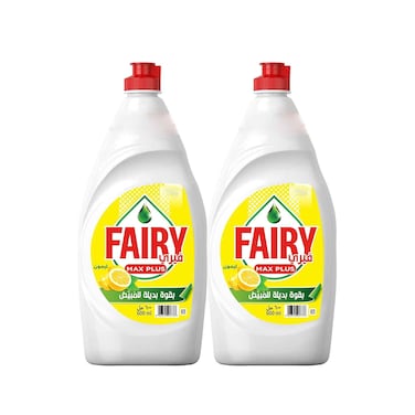 Fairy Plus Lemon Dishwashing Liquid Lemon 600mlx2pieces
